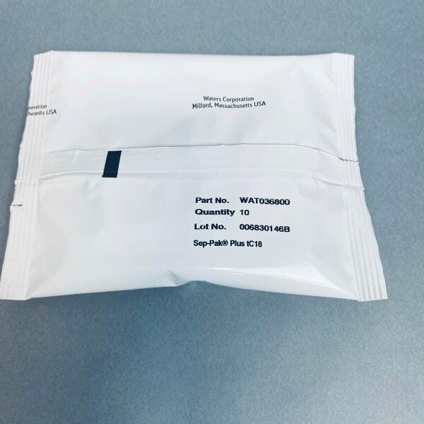 Waters Sep-Pak Plus tC18 Environmental Cartridge Pack of 40 Cartridges Chromatography Columns & Reservoirs Waters