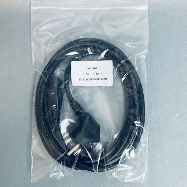 Waters Universal IEC Mains Cable Kit Issue 3 UK EU USA Other Waters