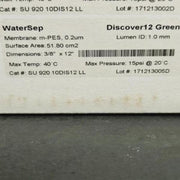 WaterSep Hollow Fiber Filter Cartridge Discover12 Green Single Sealed Filter Filters WaterSep