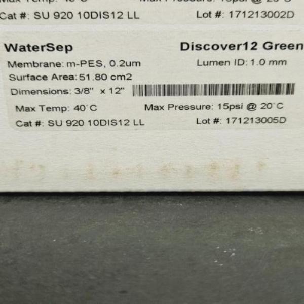 WaterSep Hollow Fiber Filter Cartridge Discover12 Green Single Sealed Filter Filters WaterSep