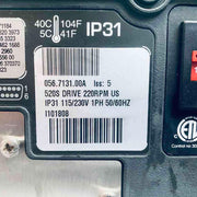 Watson Marlow Peristaltic Pump 520S Drive 220 RPM Other Vacuum Pumps Watson Marlow
