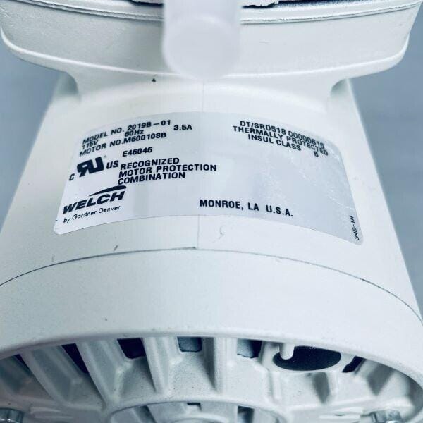 Welch 2019 Diaphragm Pump Dry Vacuum Filtration Pump Diaphragm Pumps Welch