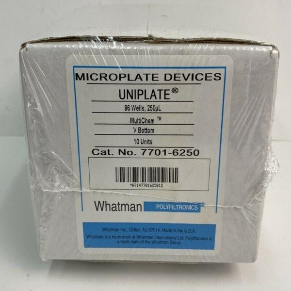 Whatman 7701-6250 Storage Plates MultiChem 250 ul 96 Well Sealed Box of 10 Lab Consumables::Storage and Culture Plates Whatman