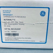 Whatman Autovial 5 Syringeless Filter Device, GMF 0.45 µm, Case of 50 Filters Filters Whatman