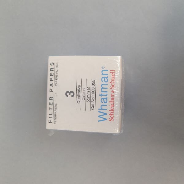 Whatman Filter Paper 55 mm Grade 3 3 Boxes with 100 Filters Each Filters Whatman