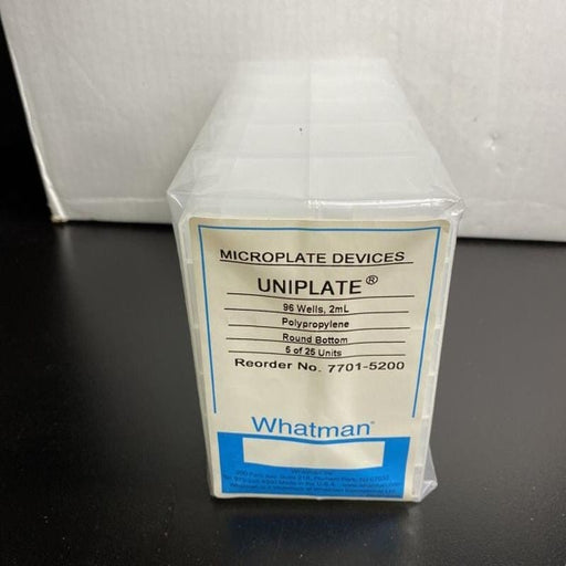 Whatman Microplate 96 Well 2 ml Round Bottom Total of 50 Plates Lab Consumables::Storage and Culture Plates Whatman