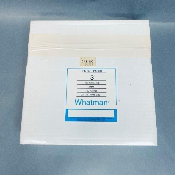 Whatman Qualitative Filter Paper Grade 3 240 mm Pack of 100 Filters Filter Paper Whatman