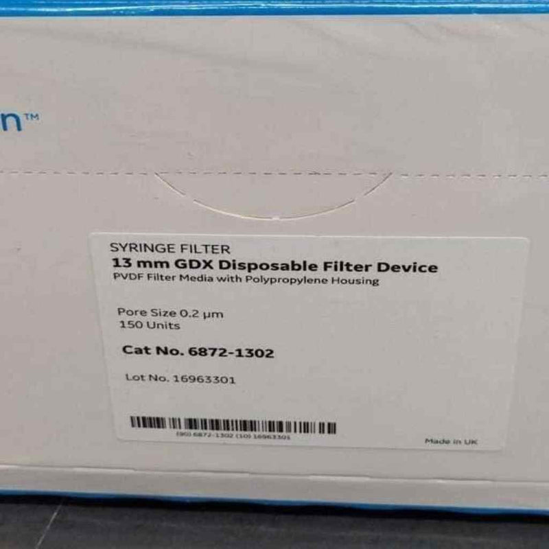 Whatman Syringe Filter PVDF Filter Media 0.2 um 150 Filters Filters Whatman