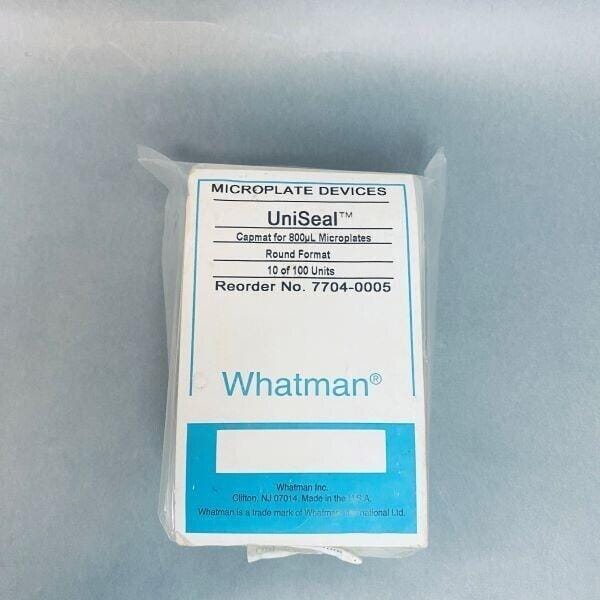 Whatman UniSeal Round Capmat for 800 ul Microplates Pack of 10 Mats Sealers & Sealing Machines Whatman