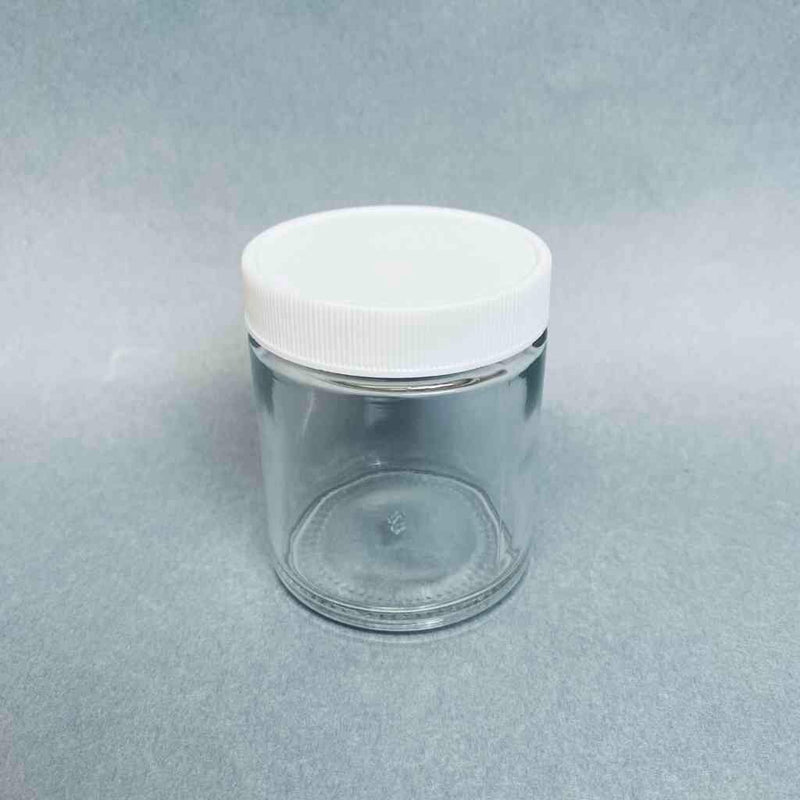 Wheaton Clear Straight Side Jar PTFE Cap 4 oz Case of 19 Jars Jars & Reagent Bottles WHEATON