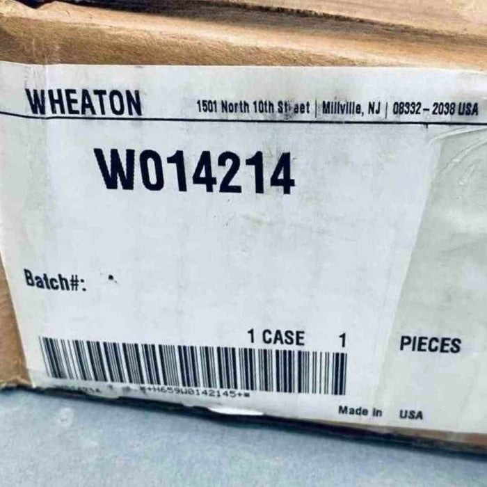 Wheaton Clear Straight Side Jar PTFE Cap 4 oz Case of 19 Jars Jars & Reagent Bottles WHEATON