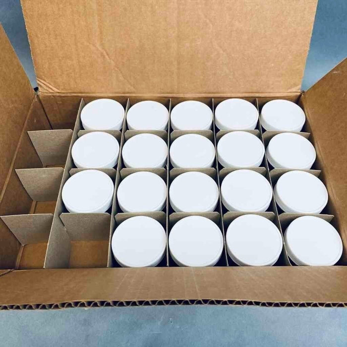 Wheaton Clear Straight Side Jar PTFE Cap 4 oz Case of 19 Jars Jars & Reagent Bottles WHEATON