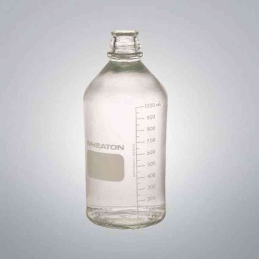 Wheaton Media Storage Bottles 1000 ml Glass 9 Bottles Bottles WHEATON