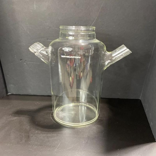 "Wheaton Spinner Flask 4000ml Borosilicate Glass Single Threaded