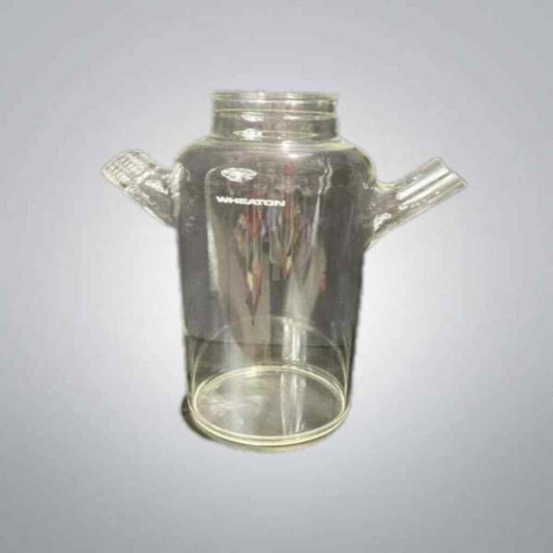 Wheaton Spinner Flask 4000 ml Double Sidearm Borosilicate Single Threaded Arm Lab Culture Flask Wheaton