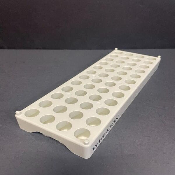 Wheaton Vial Rack Holds 12 mm Autosampler Vials 48 Well 5 Racks Lab Consumables::Tubes, Vials, and Flasks Wheaton