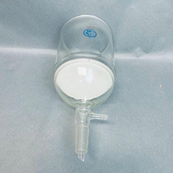 Whelan Scientific Glass 2L Buchner Filter Funnel Lower Vacuum Coarse Frit Jointed Glassware Whelan Glass