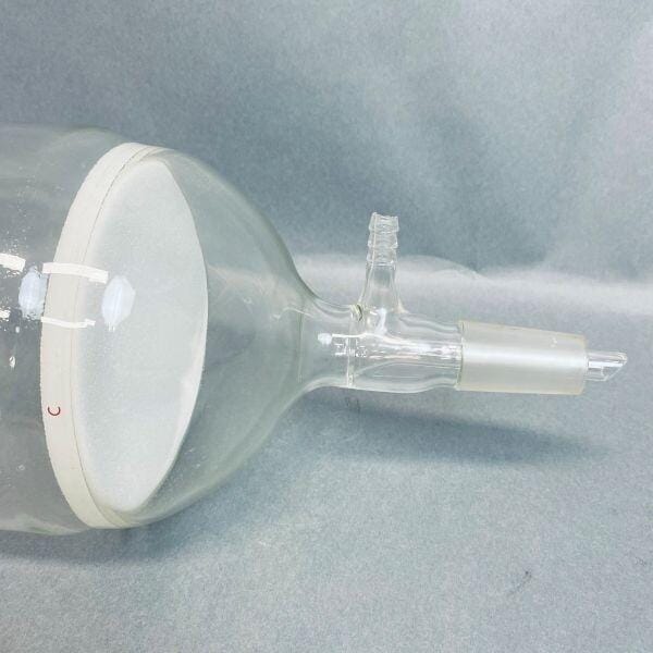 Whelan Scientific Glass 2L Buchner Filter Funnel Lower Vacuum Coarse Frit Jointed Glassware Whelan Glass