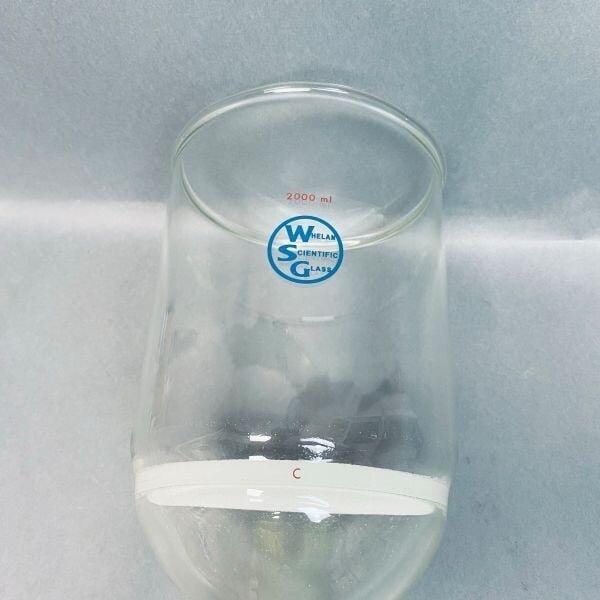 Whelan Scientific Glass 2L Buchner Filter Funnel Lower Vacuum Coarse Frit Jointed Glassware Whelan Glass