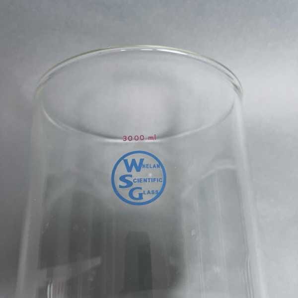 Whelan Scientific Glass 3L Buchner Filter Funnel Lower Vacuum Fine Frit Glassware Whelan Glass