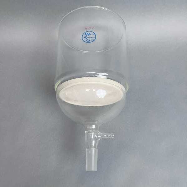 Whelan Scientific Glass 3L Buchner Filter Funnel Lower Vacuum Fine Frit Glassware Whelan Glass