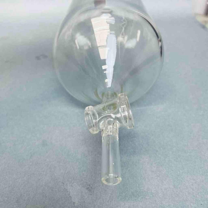Whelan Scientific Glass Cylindrical Separatory Funnel 4.5 x 13 in. 18 in. OAL Glassware Whelan Glass