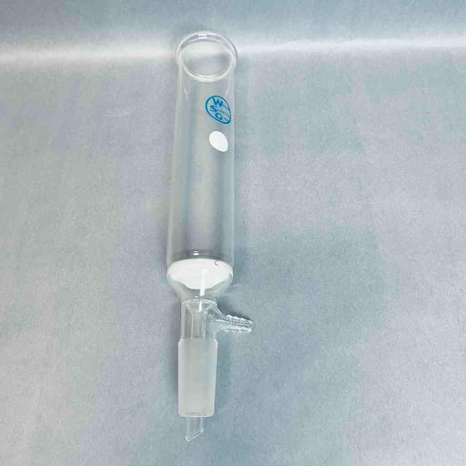 Whelan Scientific Glass Long Buchner Filter Funnel Lower Vacuum Coarse Frit Jointed Glassware Whelan Glass