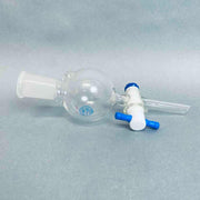 Whelan Scientific Glass Spherical Separatory Funnel 24/40 STJ 100 ml with Side Hole Opening Lot of 2 Funnels Jointed Glassware Whelan Glass