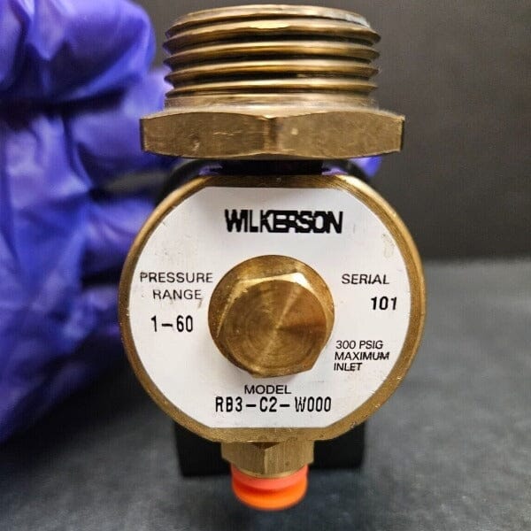 Wilkerson Compressed Air Regulator Brass 125 Psi Lab Equipment::Pumps, Pump Access. & Tubing Wilkerson