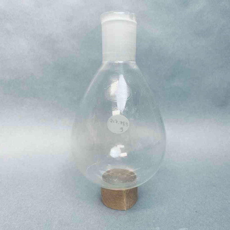 Wilmad Lab Glass Single Neck Recovery Flask 500 ml 29/42 Joint Lab Flasks Wilmad