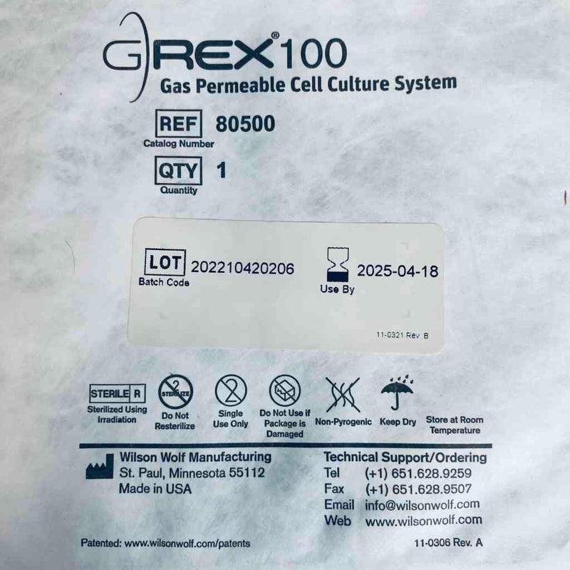 Wilson Wolf Filter G-Rex 100 cm2 Gas Permeable Membrane Sealed Individual Filter Filters Wilson Wolf
