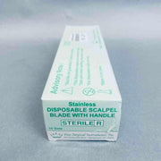 World Precision Instruments Disposable Scalpel Size 22 Sterile Stainless 7 Boxes of 10 Blades Scalpels, Surgical Blades & Handles World Precision Instruments