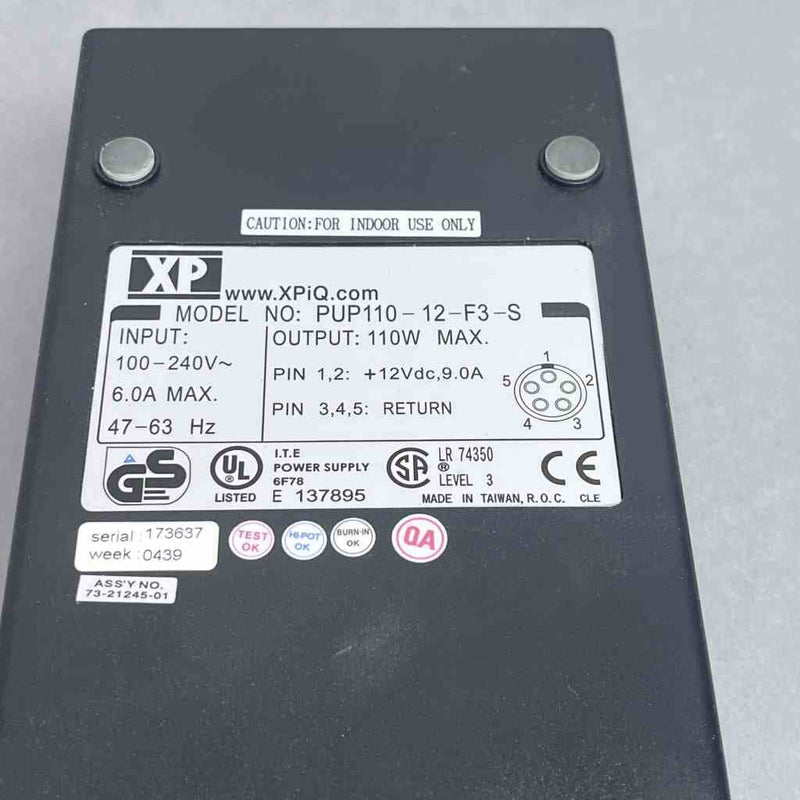 XPiQ Power Supply 12V 10A 5-pin DIN Connector Equipment Parts XPiQ