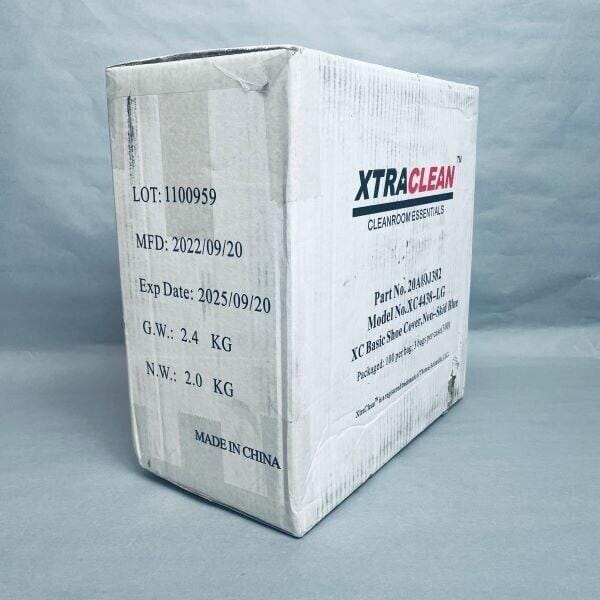 XtraClean Shoe Cover Non-Skid Blue Large Case of 300 Shoe Covers Shoe Covers XtraClean