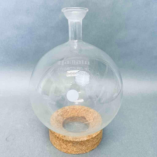 Yamato Round Bottom Flask Narrow Neck 2000 ml 35/20 Socket Joint Jointed Glassware Yamato