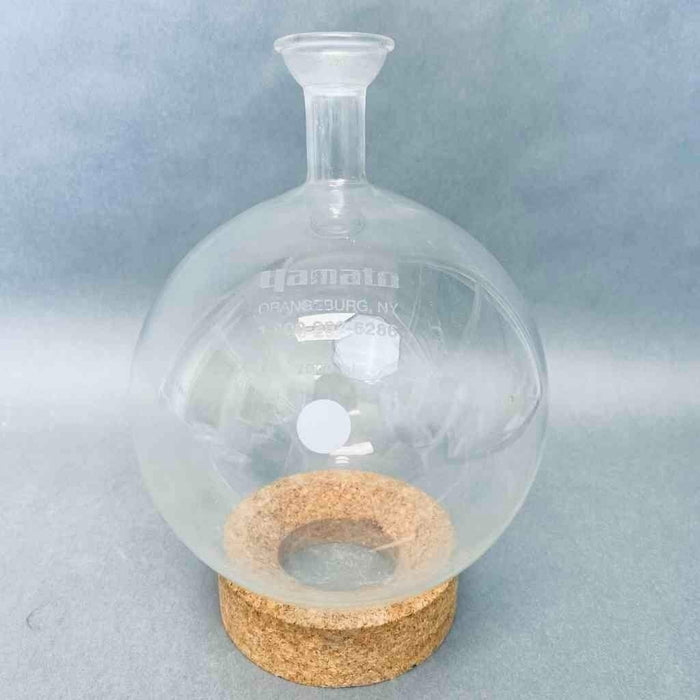 Yamato Round Bottom Flask Narrow Neck 2000 ml 35/20 Socket Joint Jointed Glassware Yamato