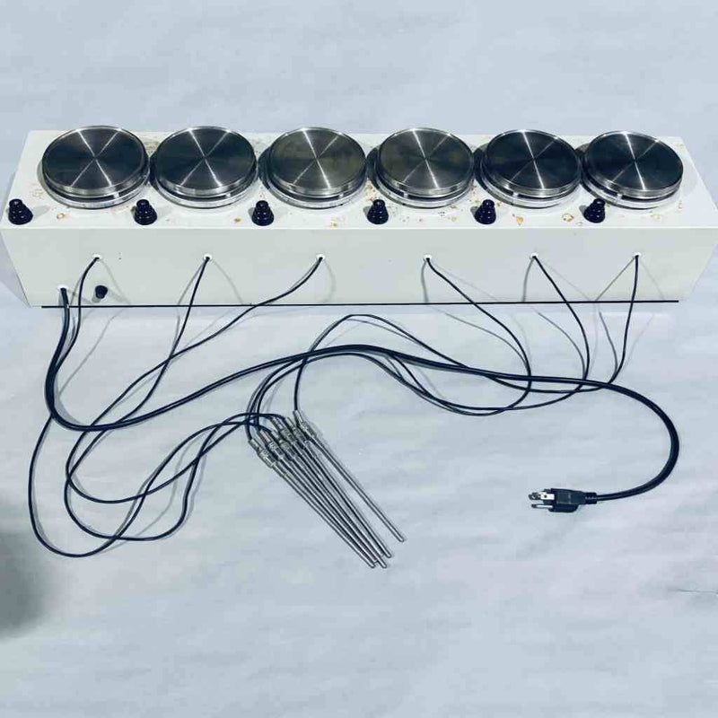YJINGRUI HJ-6A Constant Temperature 6 Head Digital Magnetic Agitator Lab Equipment::Hotplates, Stirrers & Mantles YJINGRUI