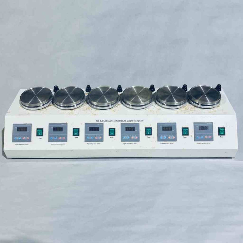 YJINGRUI HJ-6A Constant Temperature 6 Head Digital Magnetic Agitator Lab Equipment::Hotplates, Stirrers & Mantles YJINGRUI