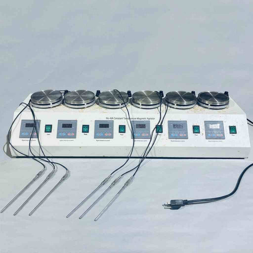 YJINGRUI HJ-6A Constant Temperature 6 Head Digital Magnetic Agitator Lab Equipment::Hotplates, Stirrers & Mantles YJINGRUI