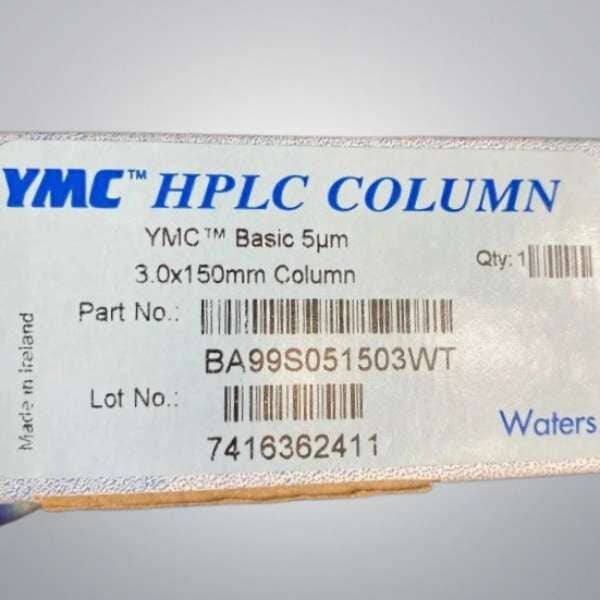 YMC BA99S05-1503WT HPLC Column Basic 5 um 3.0 x 150 mm New in Sealed Box Chromatography Columns & Reservoirs YMC