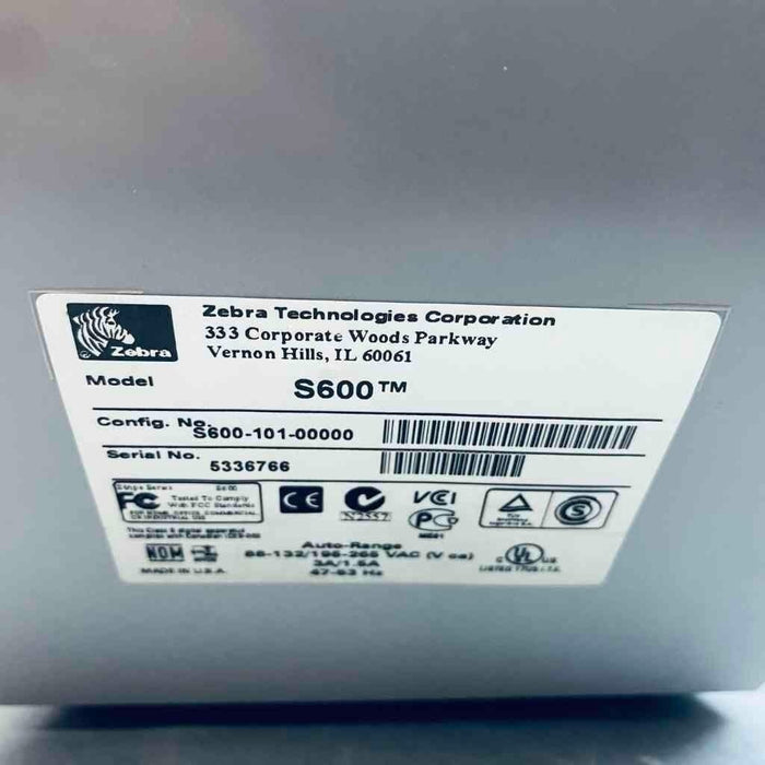 Zebra Stripe Thermal Transfer Label Printer S600 Printers Zebra