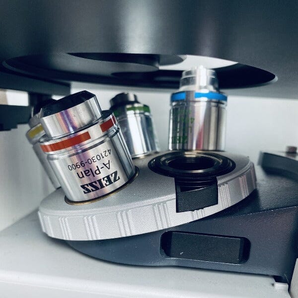 Axio Camera Zeiss Axio Vert A1 Inverted Metallurgical Microscope & Axiocam Camera ...