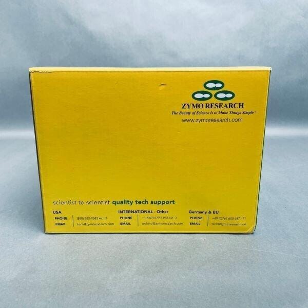 Zymo Genomic DNA Clean and Concentrator-10 Total of 100 Preps Lab Chemicals and Reagent Kits Zymo Research