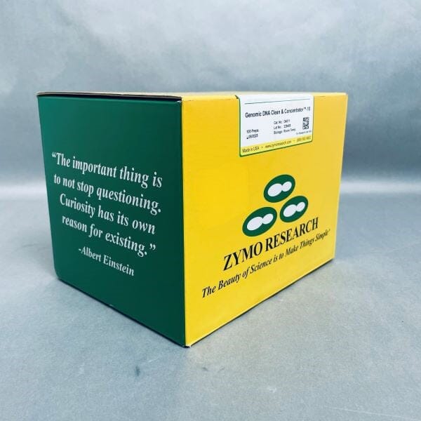 Zymo Genomic DNA Clean and Concentrator-10 Total of 100 Preps Lab Chemicals and Reagent Kits Zymo Research